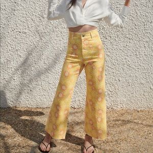 zara marine straight jeans sunflower